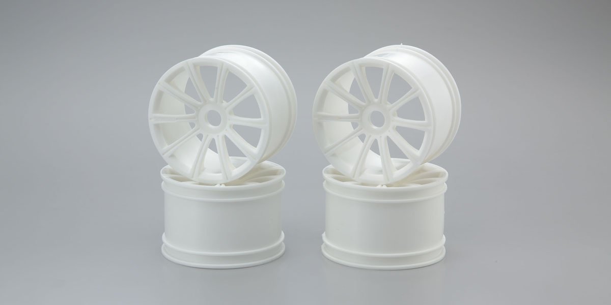 ISH050W Ten-Spoke Wheel (White/ST-R/4pcs) ISH050W  - KYOSHO RC